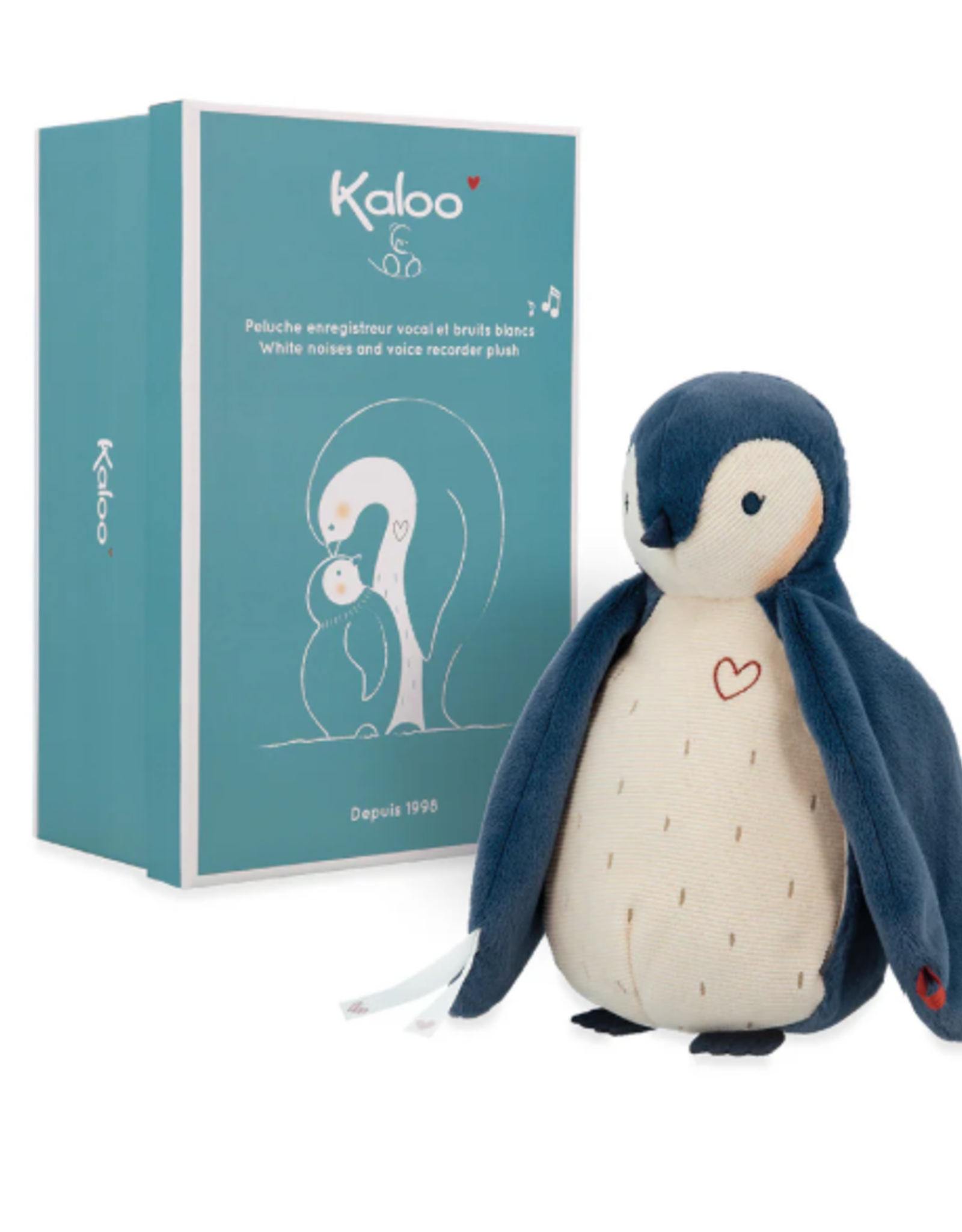Kaloo WHITE NOISES VOICE RECORDER PLUSH - BLUE