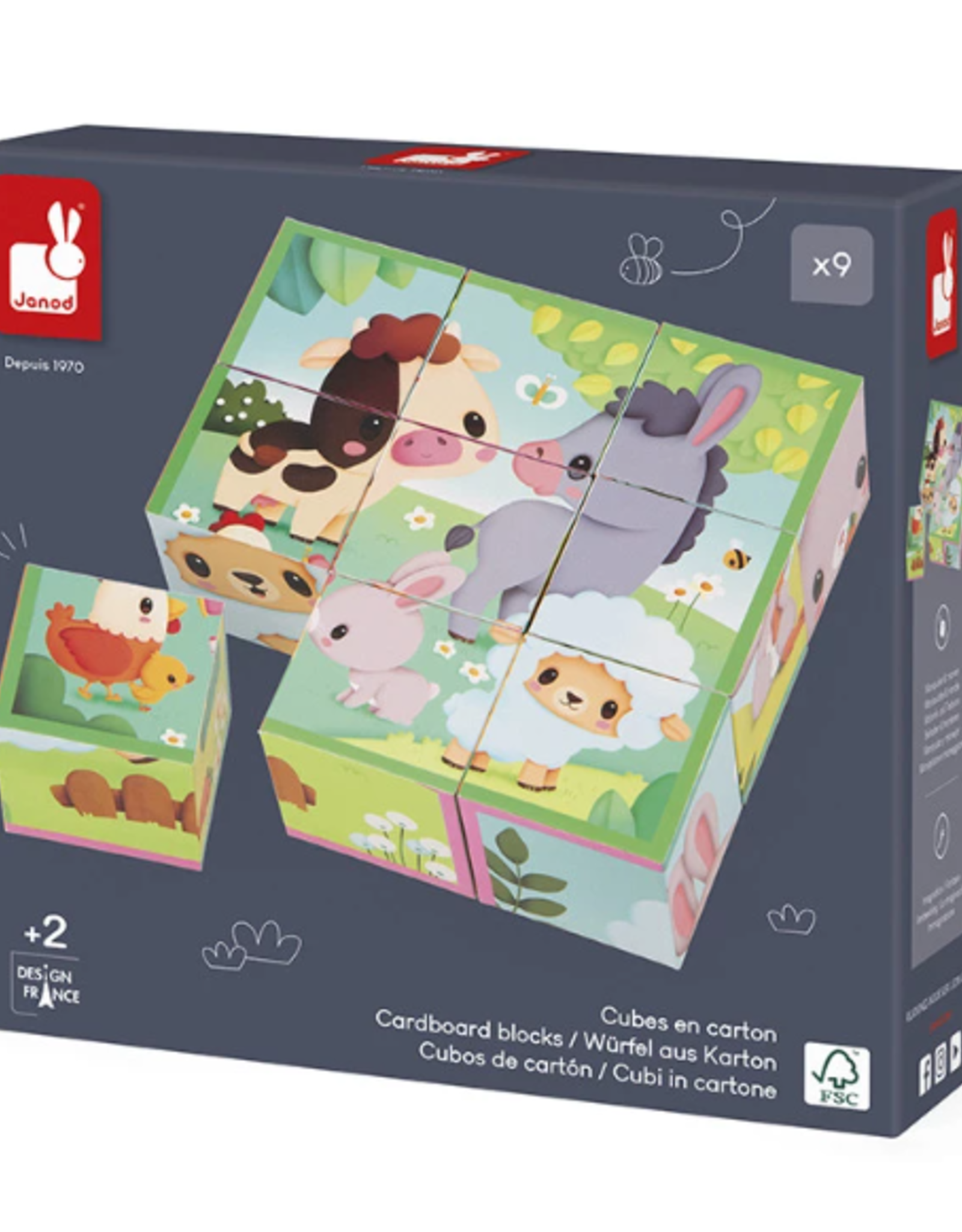 Janod FARM-THEMED BLOCKS