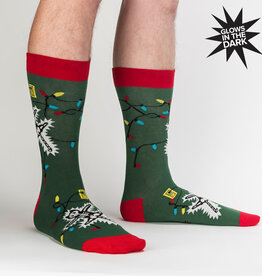 Sock It To Me Men's Crew - Eating Light this Holiday