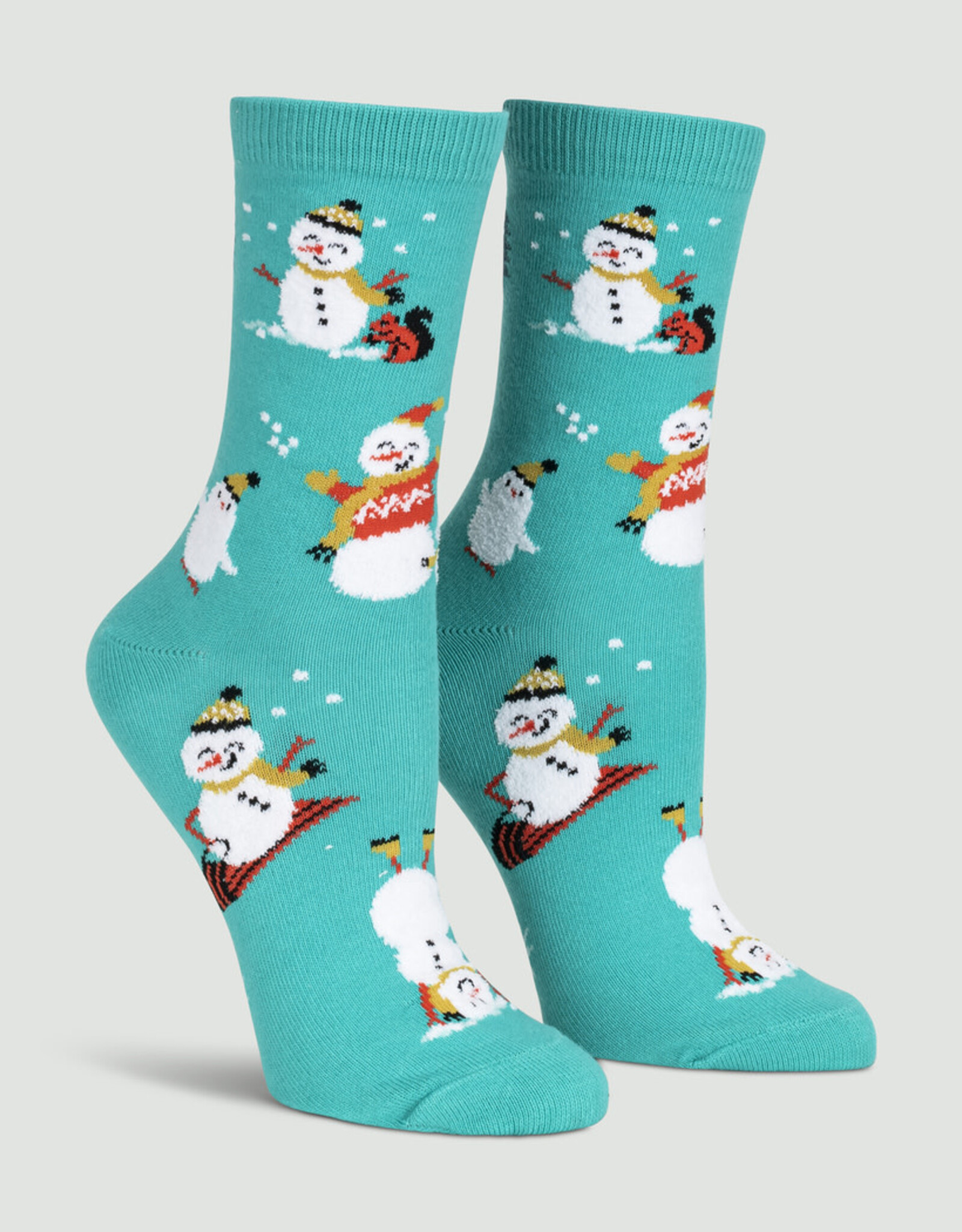 Sock It To Me Women's Crew - Having Snow Much Fun