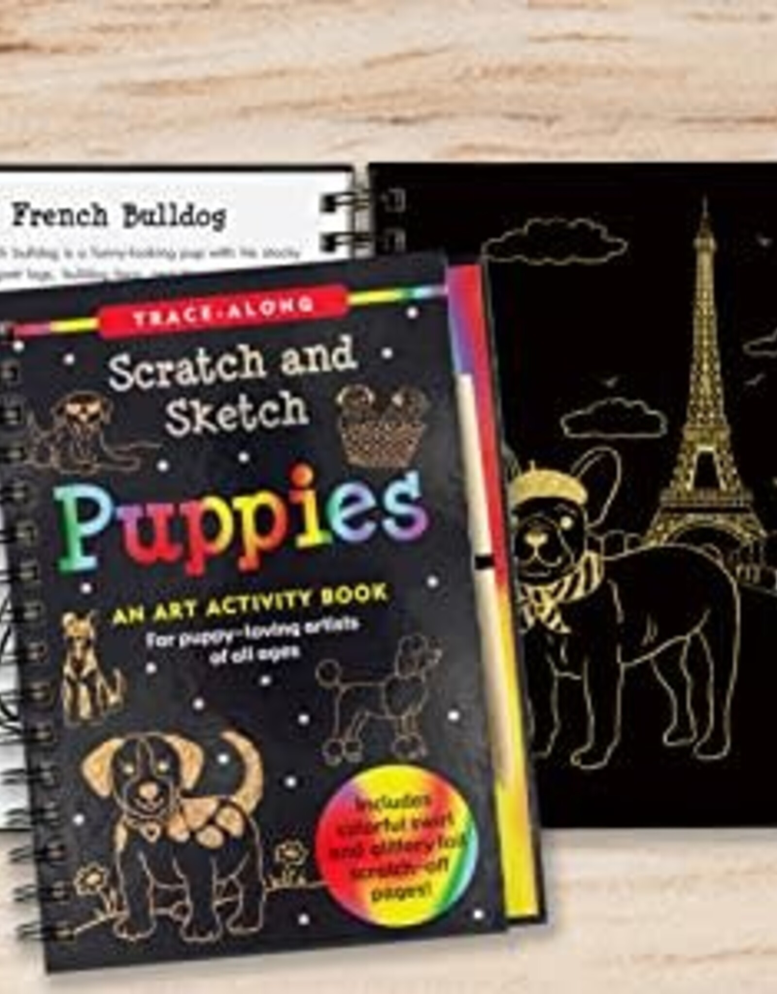 Peter Pauper Press Puppies Scratch and Sketch