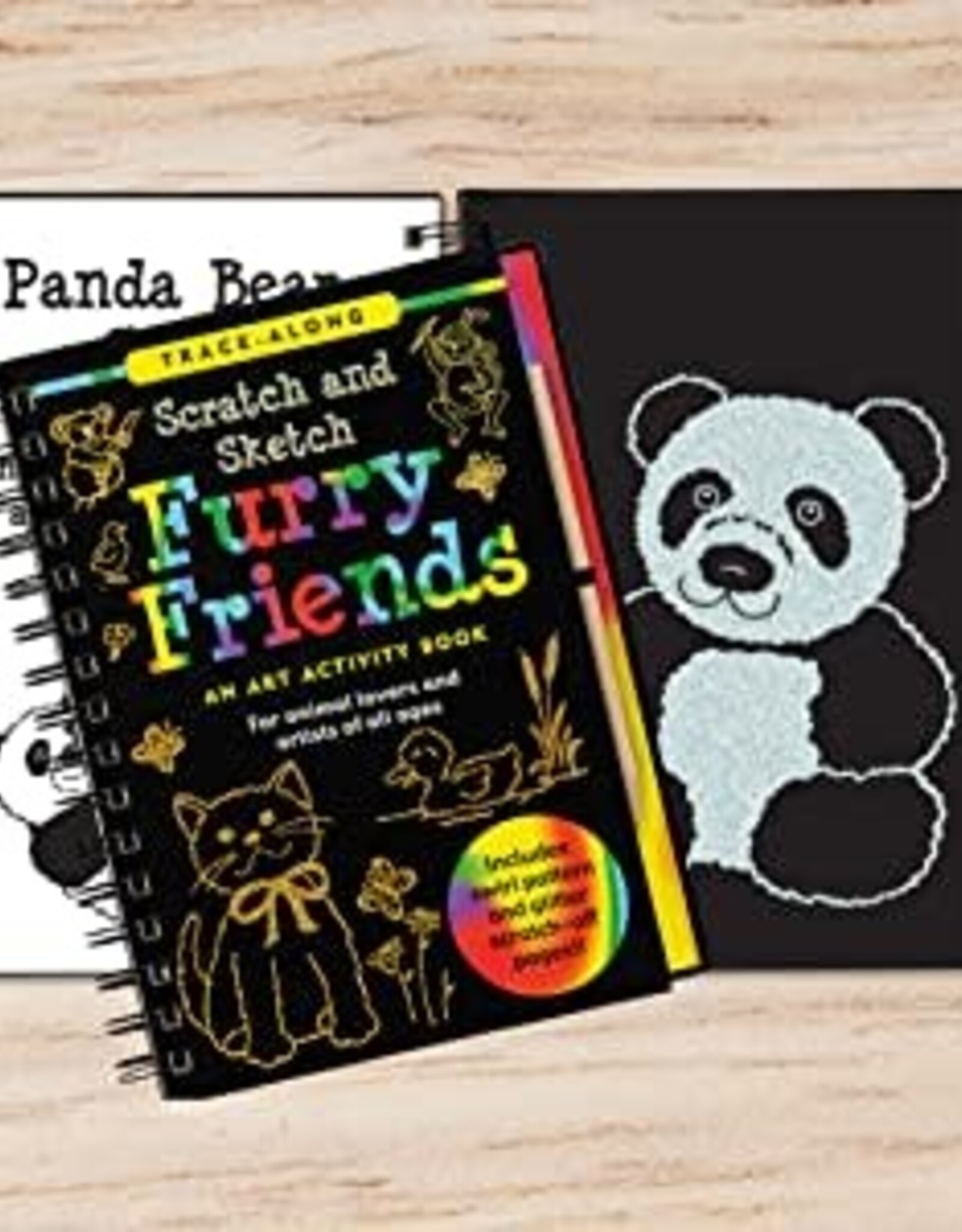 Peter Pauper Press SCRATCH & SKETCH FURRY FRIENDS