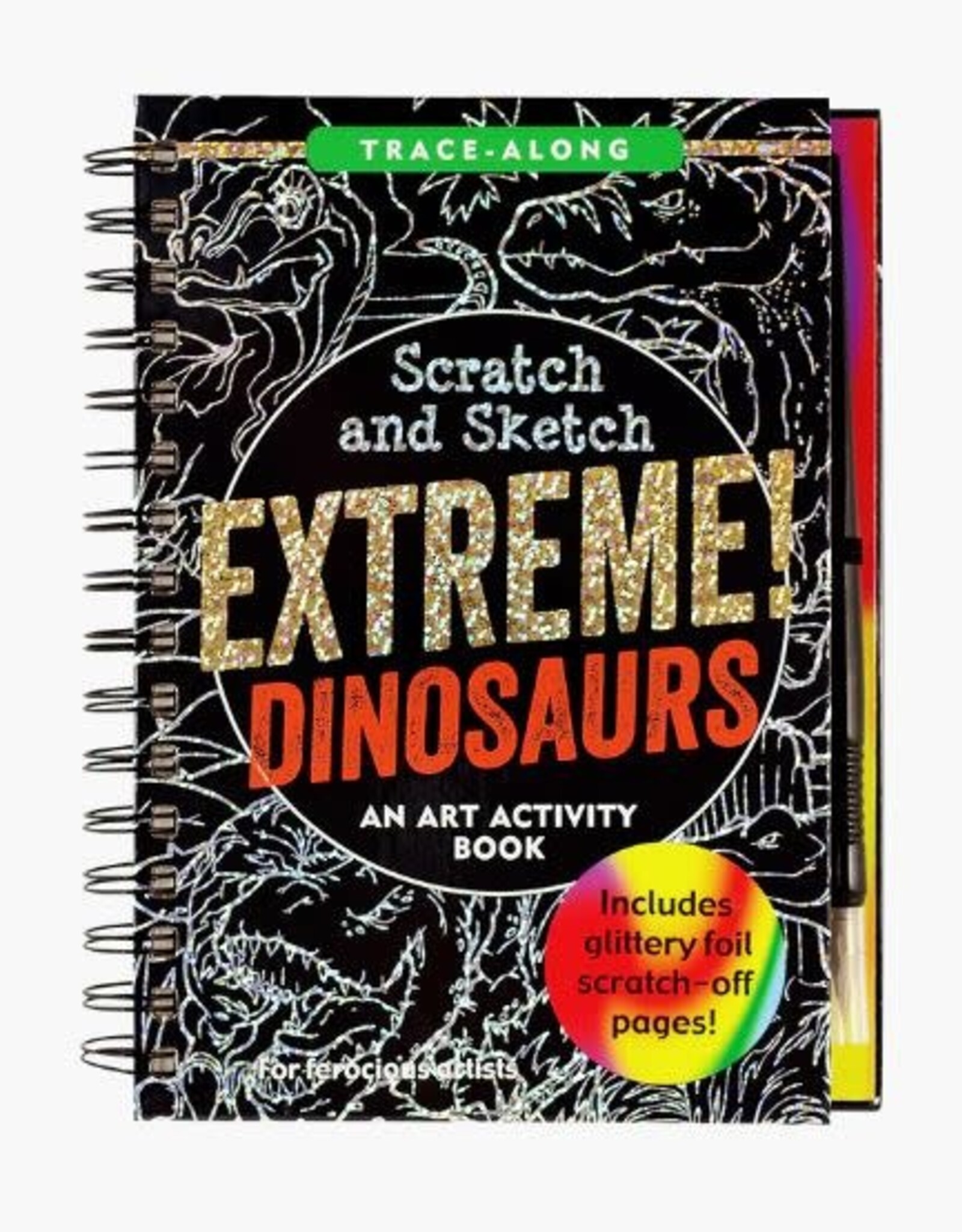 Peter Pauper Press SCRATCH & SKETCH EXTREME DINOSAURS