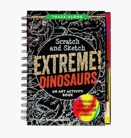 Peter Pauper Press SCRATCH & SKETCH EXTREME DINOSAURS