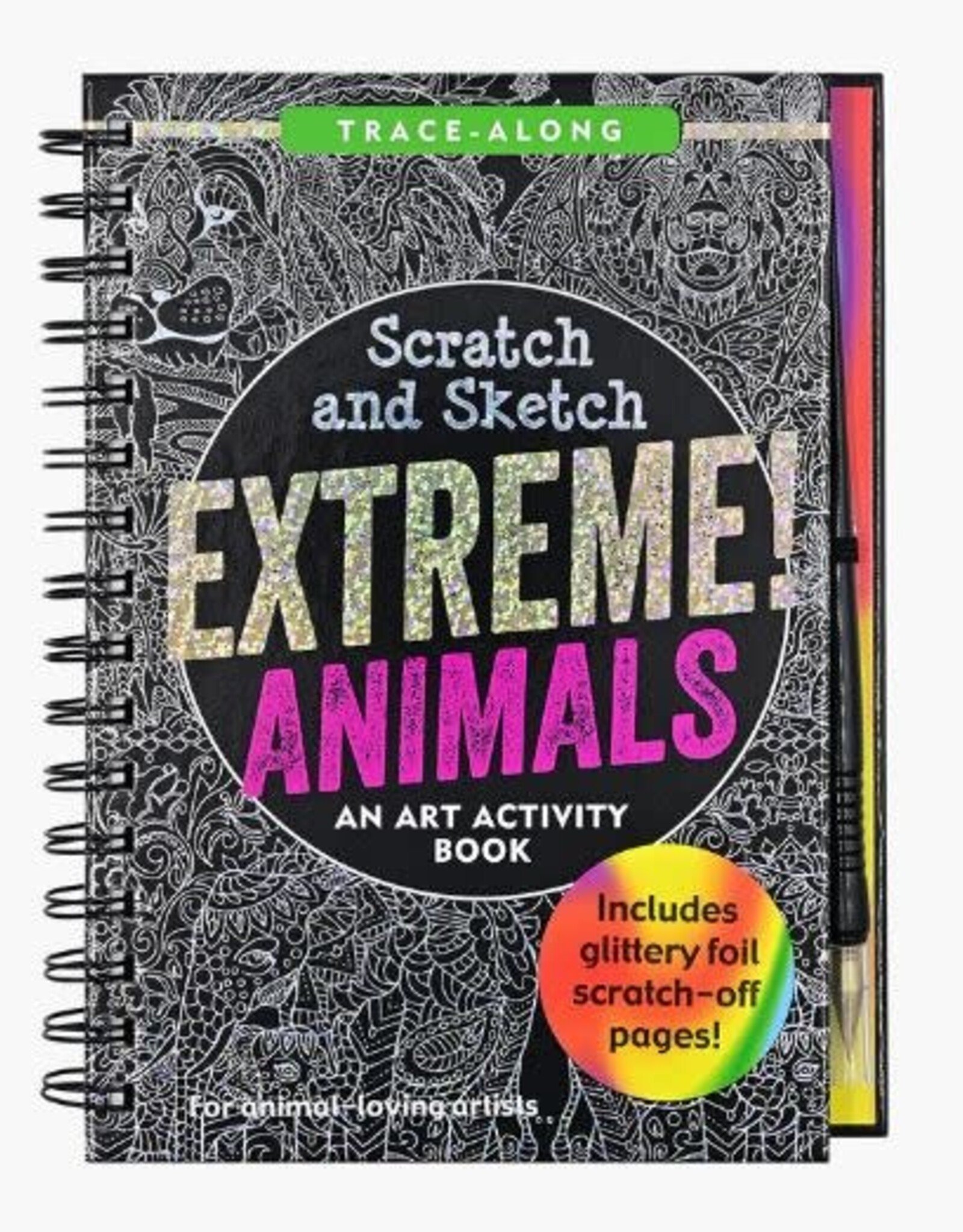 Peter Pauper Press SCRATCH & SKETCH EXTREME ANIMALS