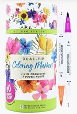 Peter Pauper Press DUAL-TIP COLORING MARKERS/60