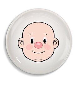 Fred & Friends FOOD FACE - DINNER PLATE WHT