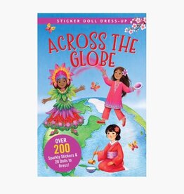 Peter Pauper Press Across the Globe Sticker Doll Dress-Up Book
