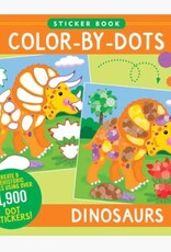 Peter Pauper Press COLOR-BY-DOTS STICKER BK DINOSAURS