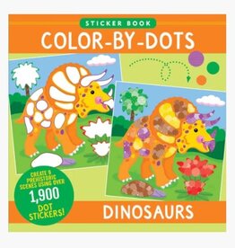 Peter Pauper Press COLOR-BY-DOTS STICKER BOOK DINOSAURS