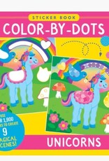 Peter Pauper Press COLOR-BY-DOTS STICKER BK UNICORNS