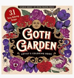 Peter Pauper Press COLOR BOOK GOTH GARDEN