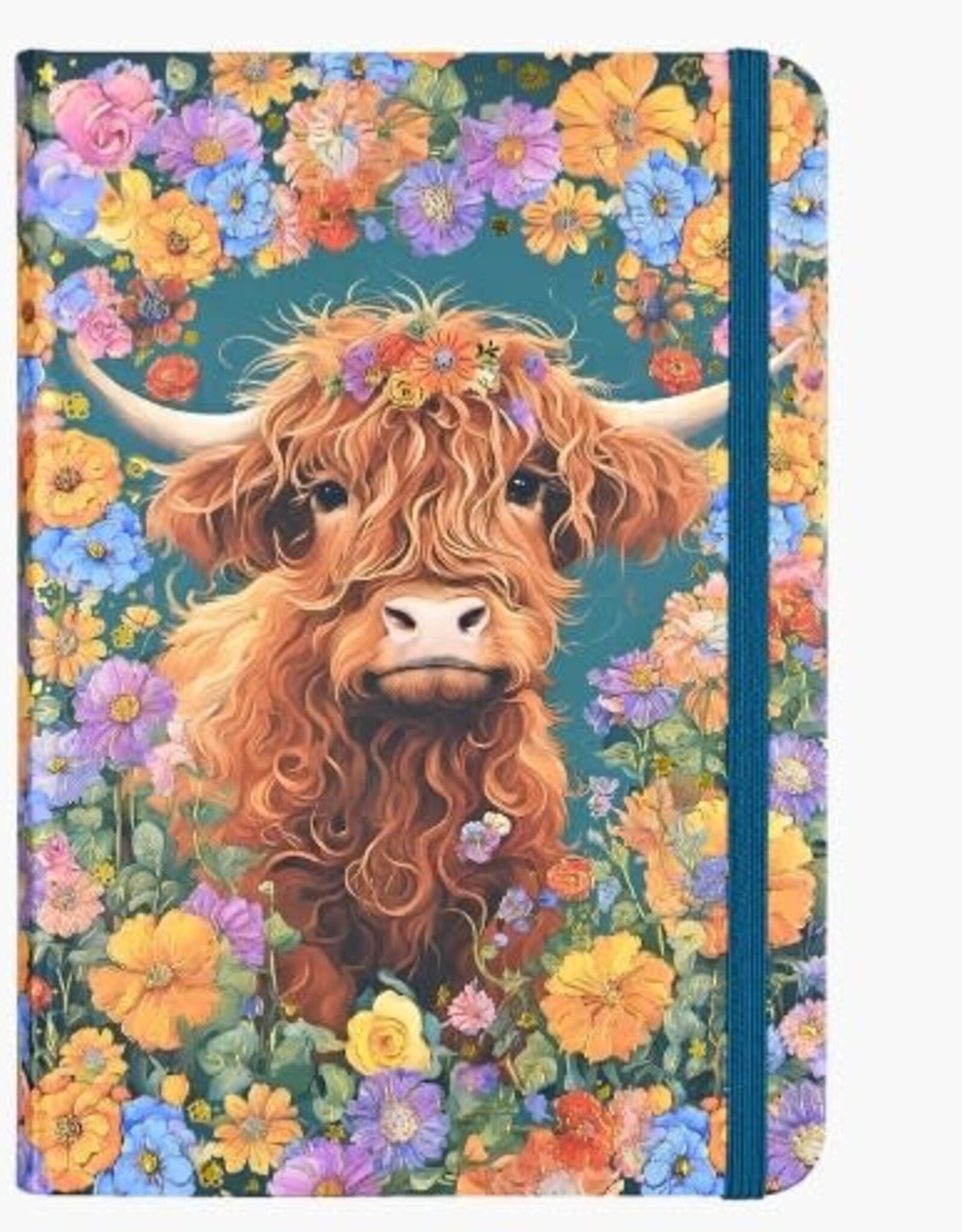 Peter Pauper Press SM JRNL HIGHLAND COW