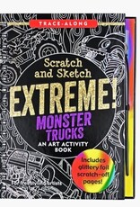 Peter Pauper Press Extreme! Monster Trucks Scratch and Sketch