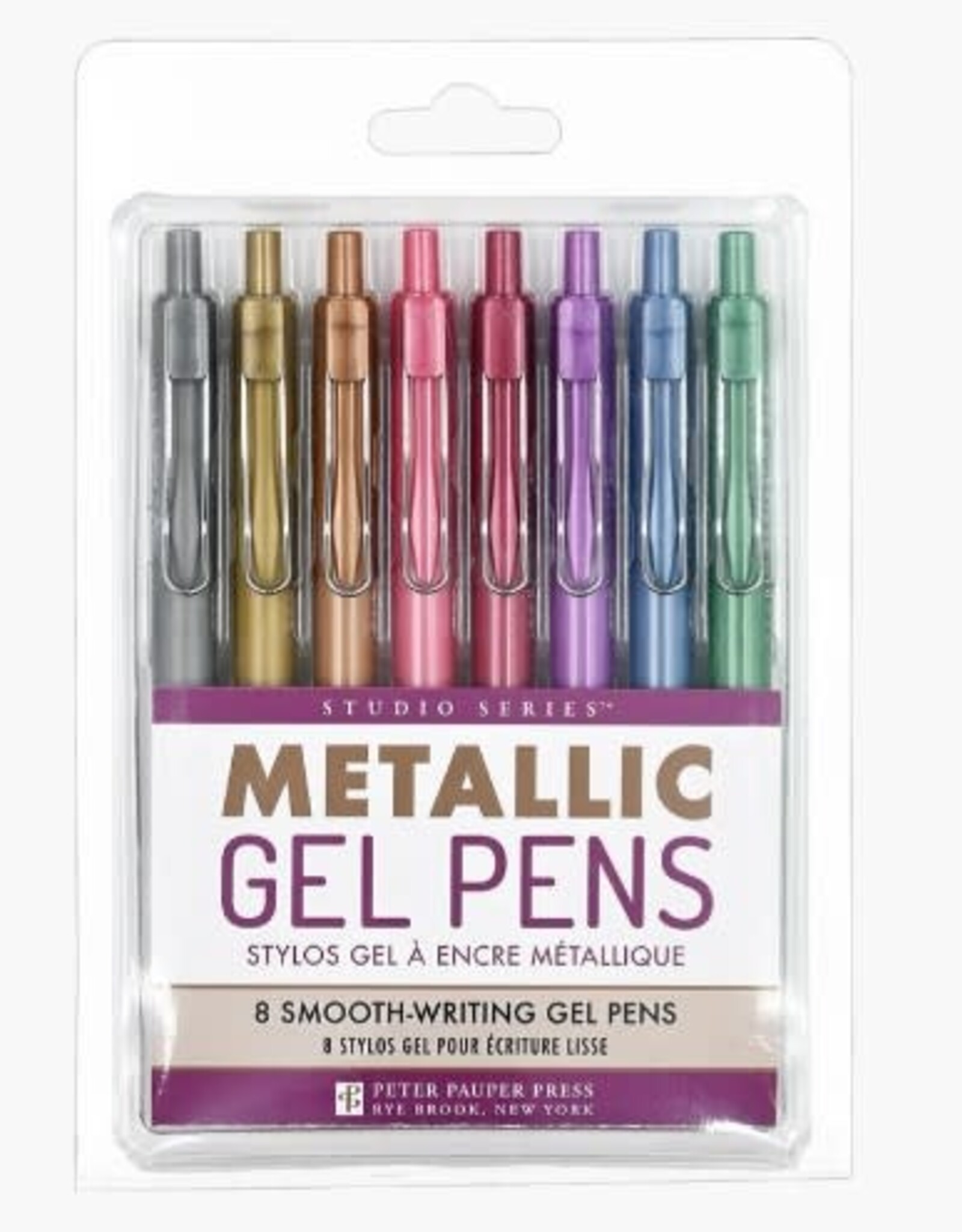 Peter Pauper Press METALLIC GEL PENS