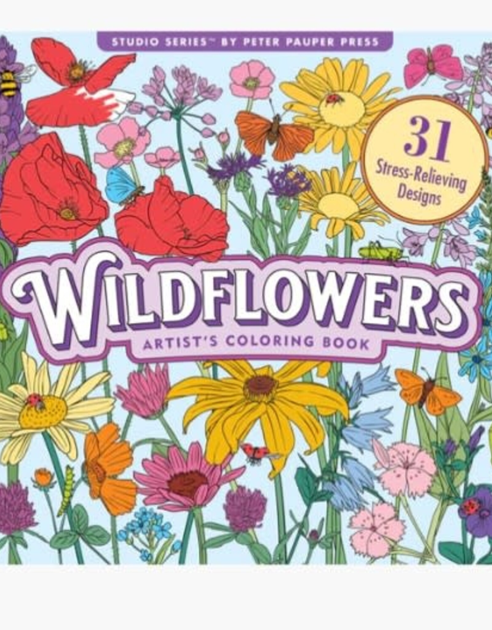 Peter Pauper Press COLOR BOOK WILDFLOWERS