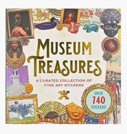 Peter Pauper Press STICKER BK MUSEUM TREASURES