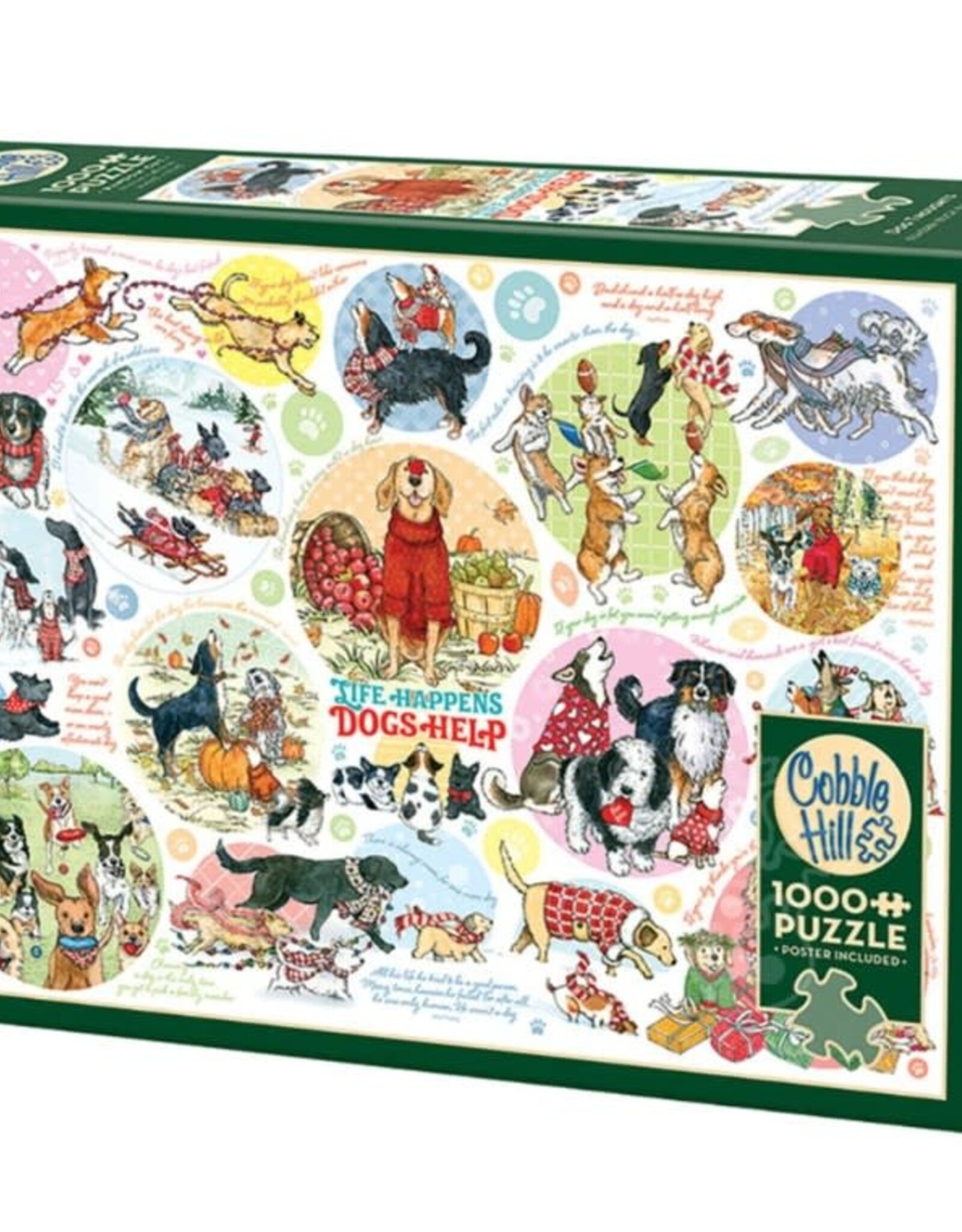 Cobble Hill Dog Thoughts 1000pc