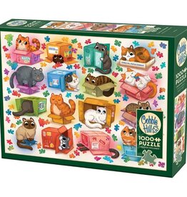 Cobble Hill Cats vs. Puzzles 1000pc