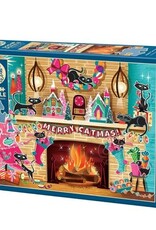 Cobble Hill Merry Catmas 500pc