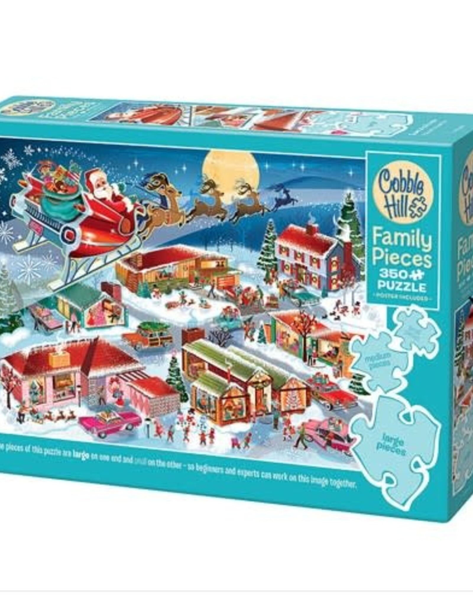 Cobble Hill Santa's Flyby (Family) 350pc
