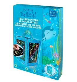 Box Candiy BOX CANDIY- TOTALLY TWILIGHT - SEA LIFE LANTERN TO SCRATCH ART SET