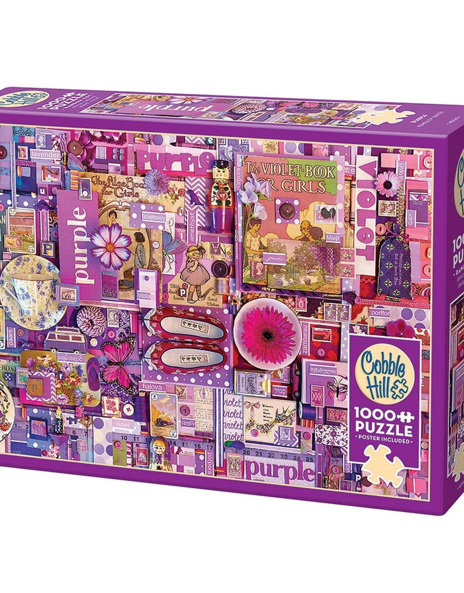 Cobble Hill Purple Puzzle 1000pc