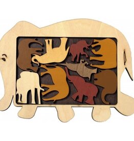 Puzzle Master Puzzle Master-Animal Arrangement Asst