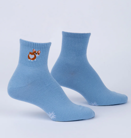 Sock It To Me Quarter Crew - Corgi Love