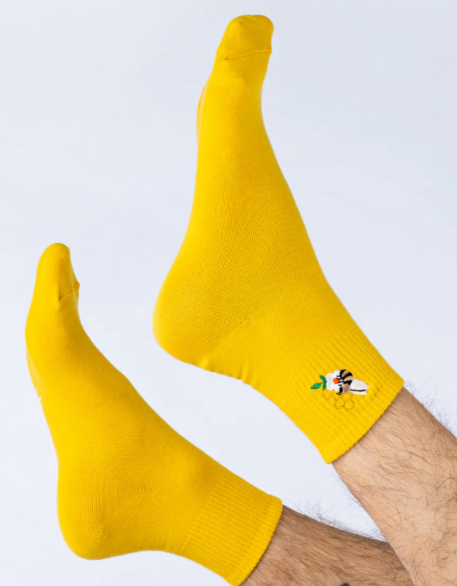 Sock It To Me Quarter Crew - Bee Mine