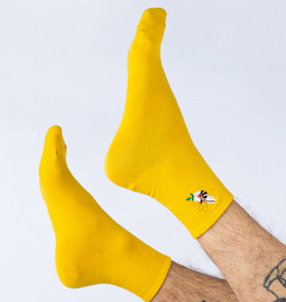 Sock It To Me Quarter Crew - Bee Mine