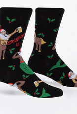 Sock It To Me Men's Crew - Sleighin' It