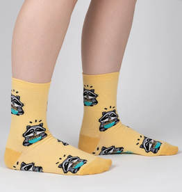 Sock It To Me Women's Crew - I Just Love Raccoons and Ramen, OK?
