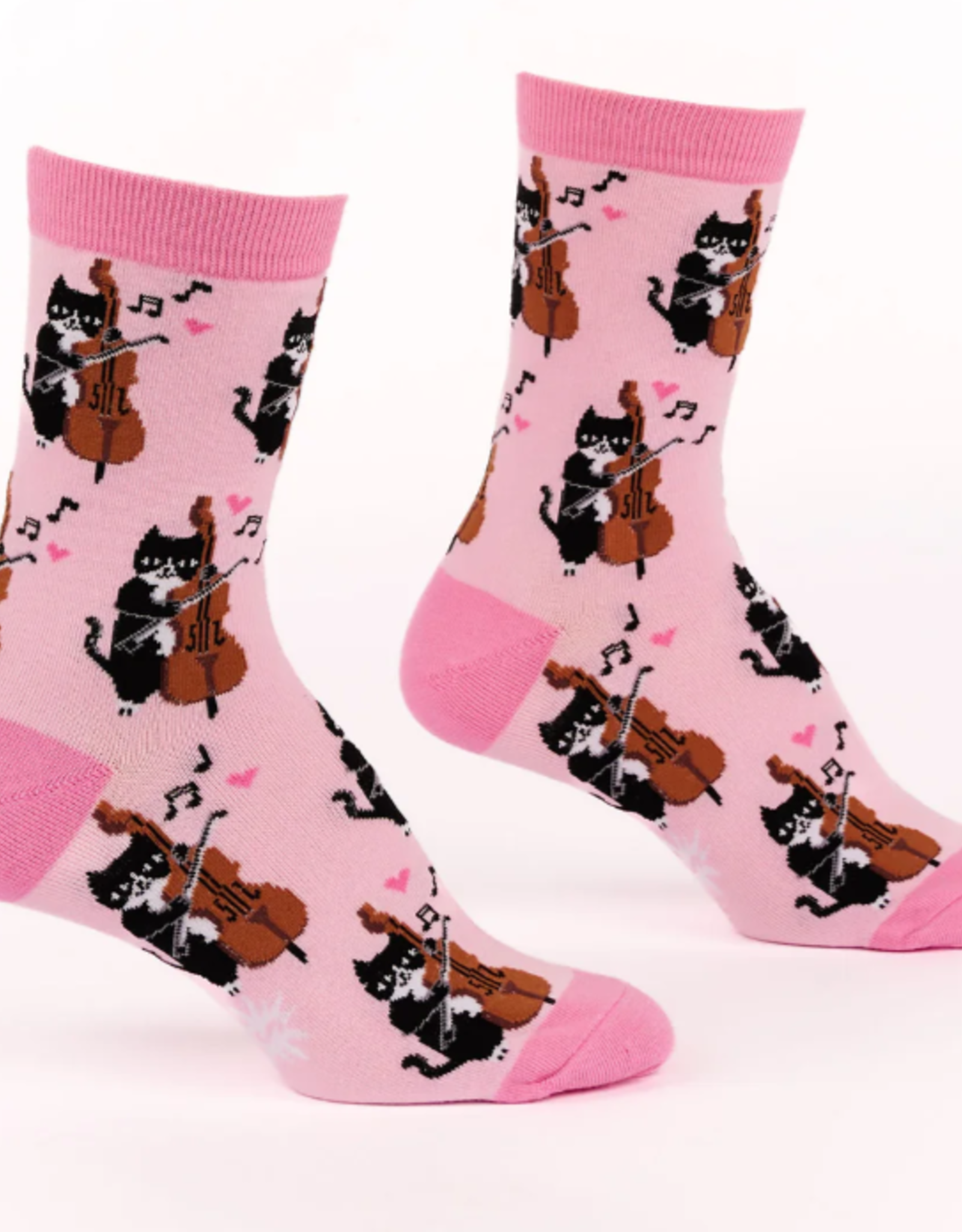 Sock It To Me Women's Crew - Mewsic to My Ears