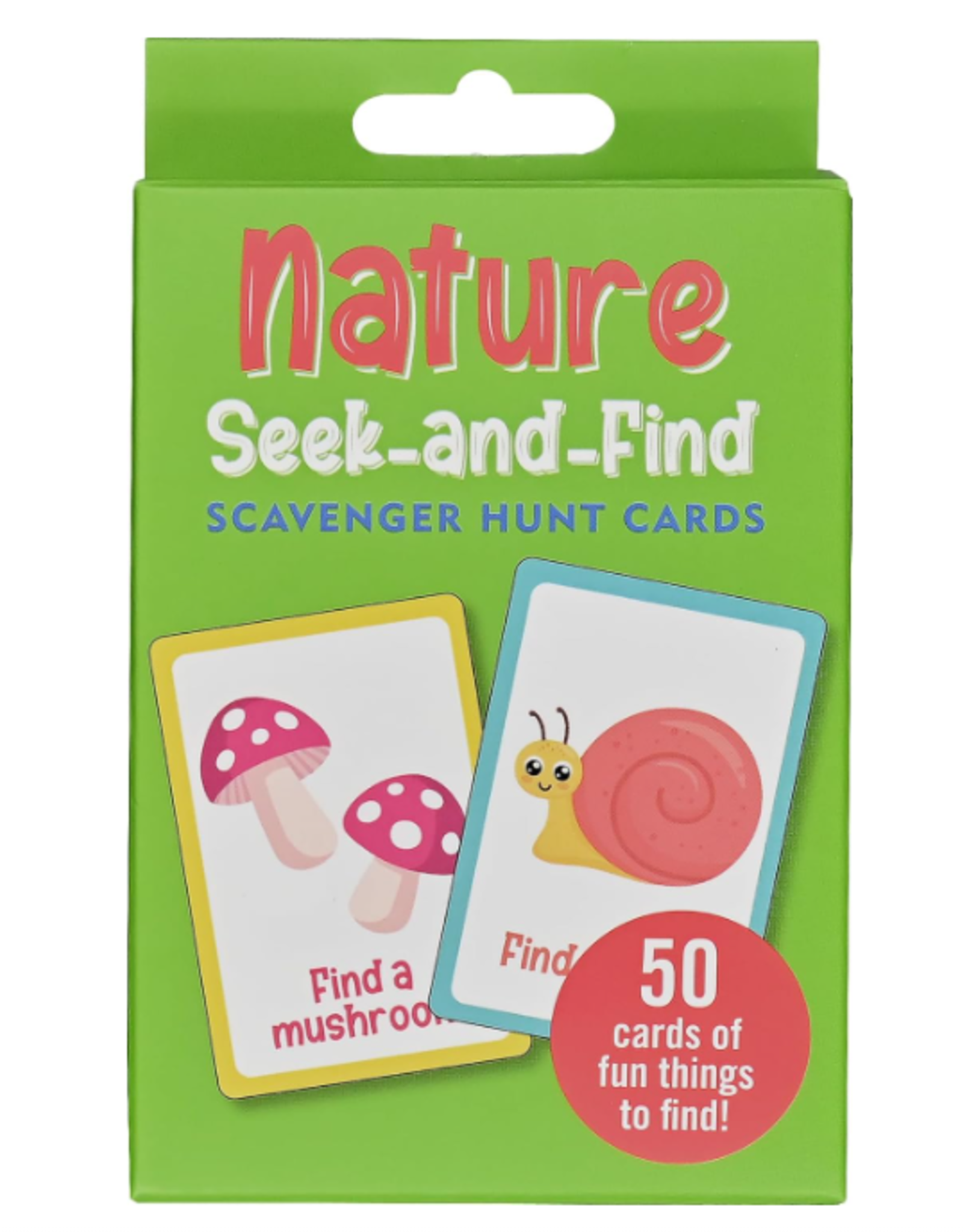 Peter Pauper Press Nature Seek-and-Find Scavenger Hunt Cards