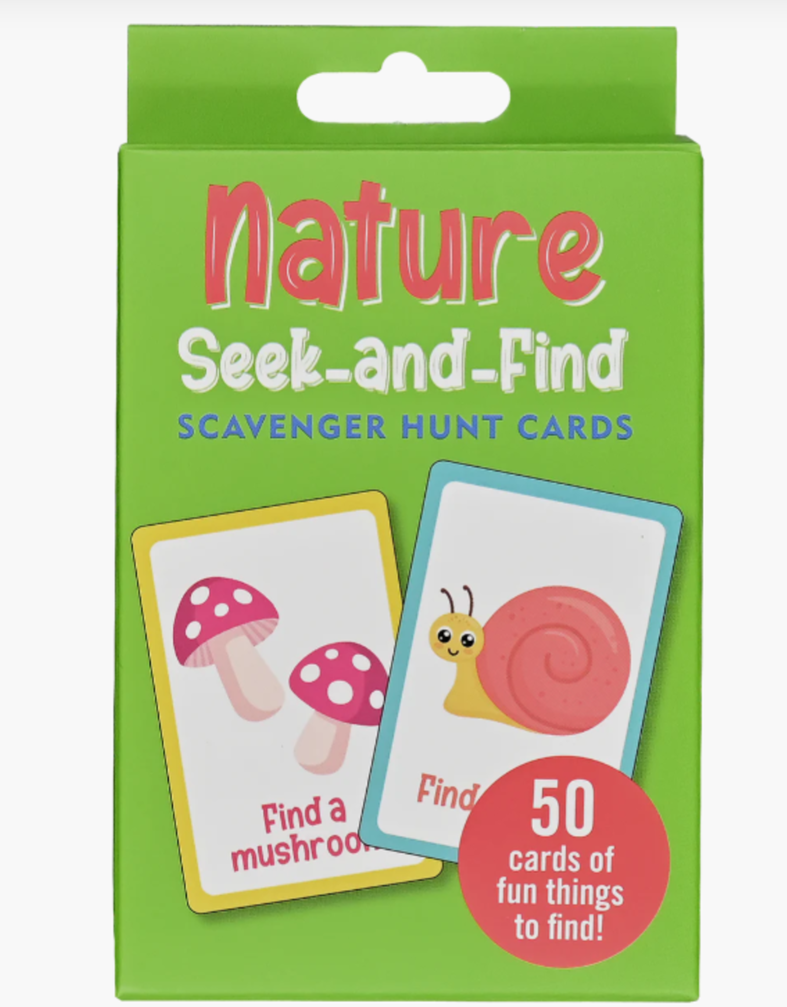 Peter Pauper Press Nature Seek-and-Find Scavenger Hunt Cards
