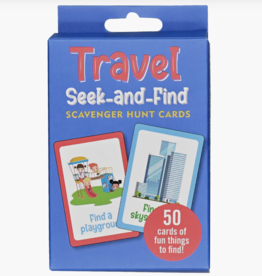 Peter Pauper Press Travel Seek-and-Find Scavenger Hunt Cards