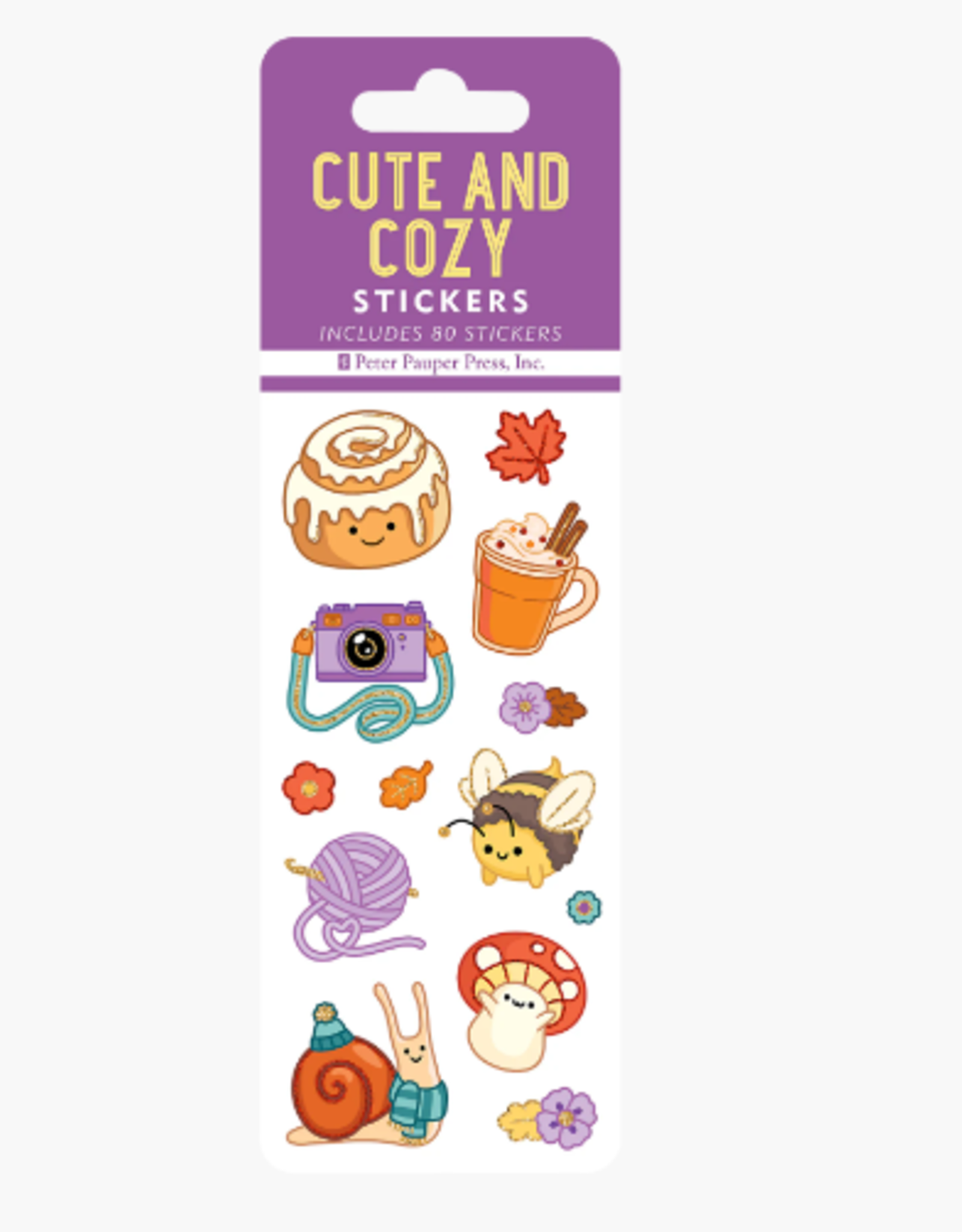 Peter Pauper Press STICKER SET CUTE & COZY