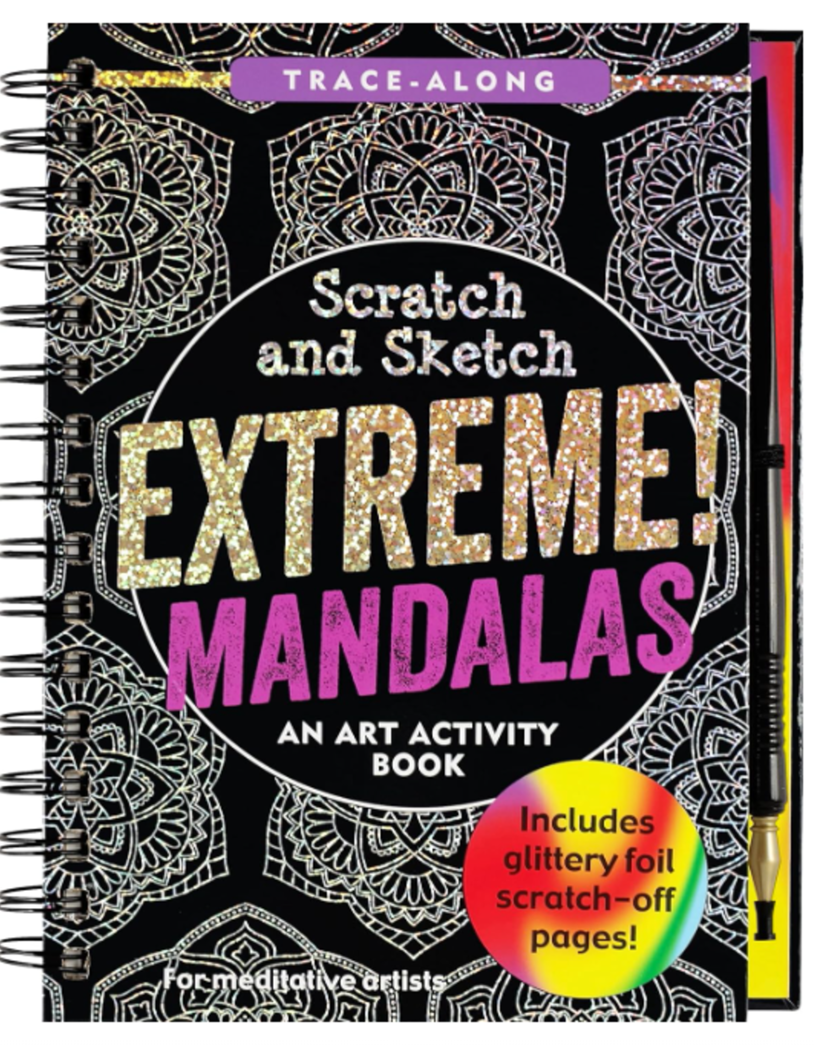 Peter Pauper Press SCRATCH & SKETCH EXTREME MANDALAS