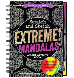 Peter Pauper Press SCRATCH & SKETCH EXTREME MANDALAS