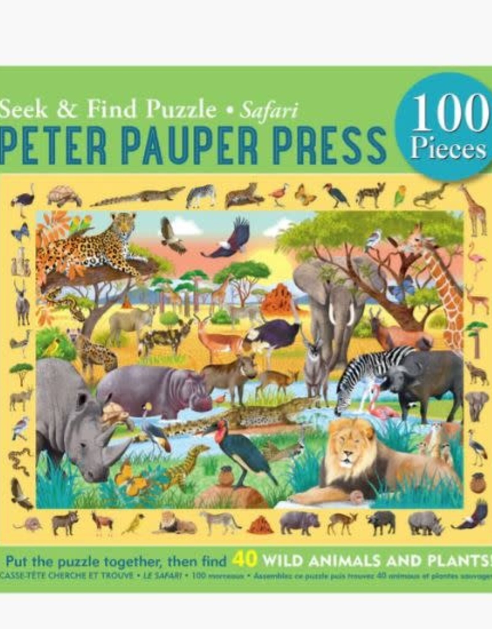 Peter Pauper Press SEEK & FIND PUZZLE SAFARI