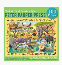 Peter Pauper Press SEEK & FIND PUZZLE SAFARI