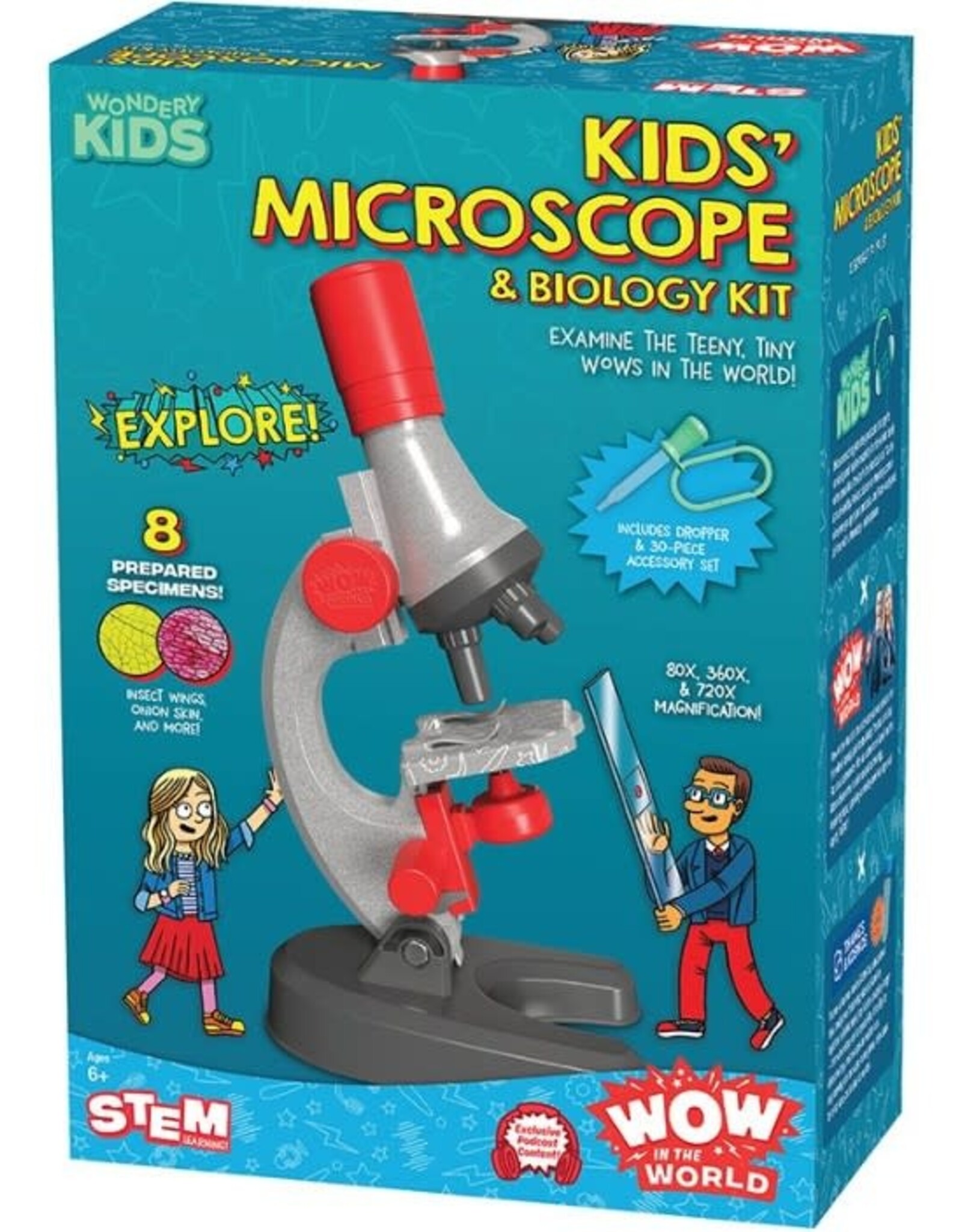 Thames & Kosmos Wow in the World - Kids Microscope & Biology Kit