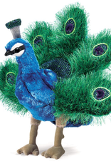 FOLKMANIS SMALL Peacock Puppet