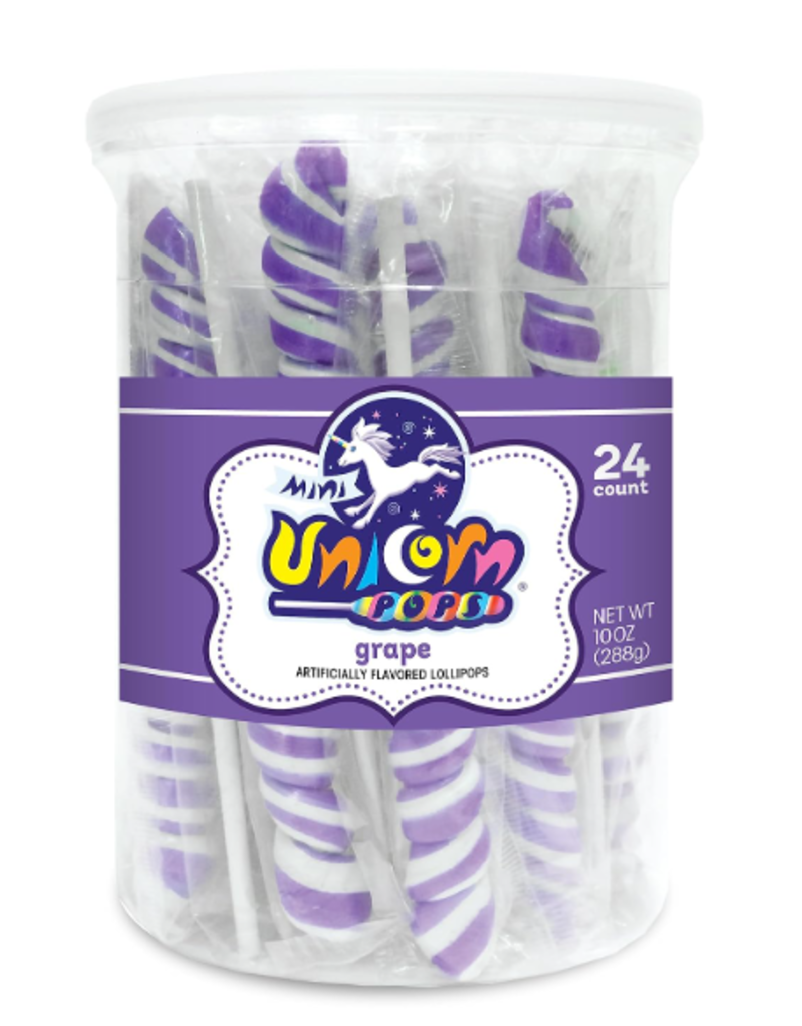 Adams & Brooks Adams & Brooks Mini Unicorn Horn- Purple