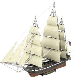 MetalEarth M.E. USS Constitution