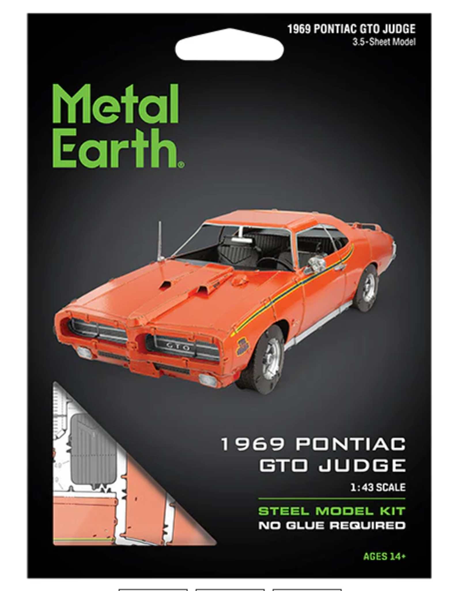 MetalEarth M.E. 1969 Pontiac GTO Judge