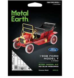 MetalEarth M.E. FORD - 1908 Model T - Red