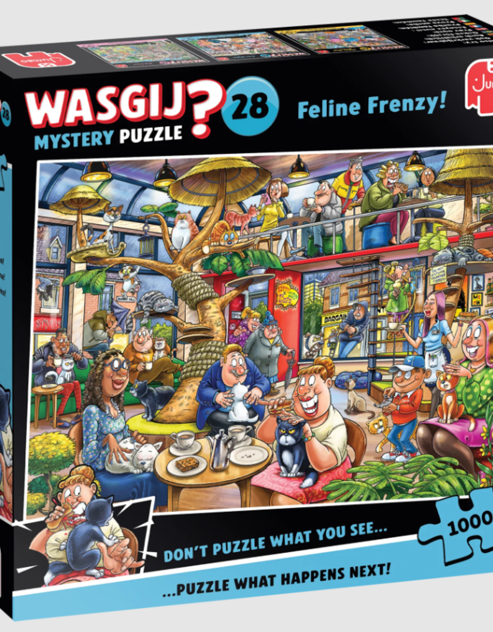 Jumbo Wasgij - Mystery 28 Feline Frenzy! 1000pcs