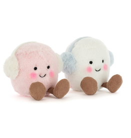 Jellycat Amuseables Toastie Pink and White Marshmallows